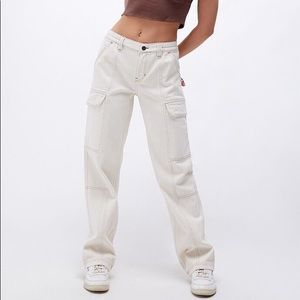 Bone Low Rise Baggy Elastic Waist Pants